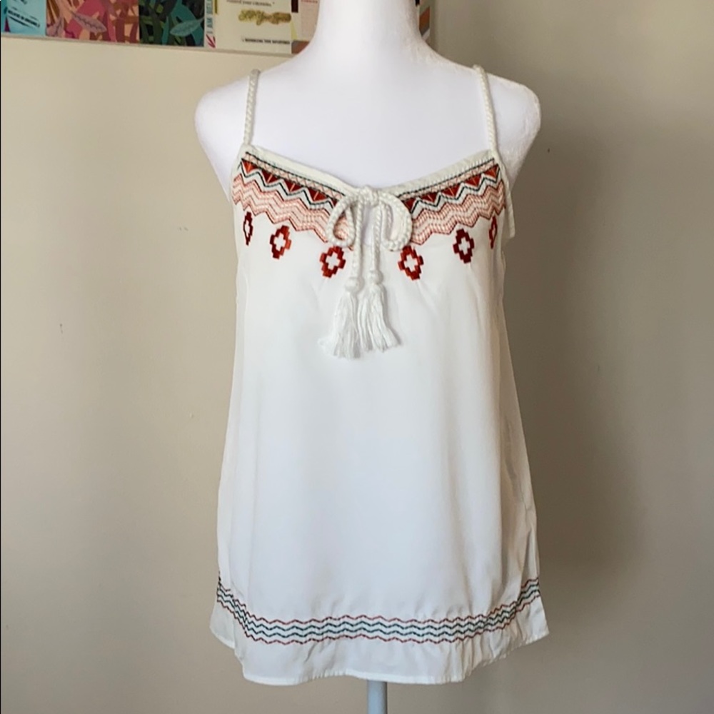 Olive and oak boho camisole